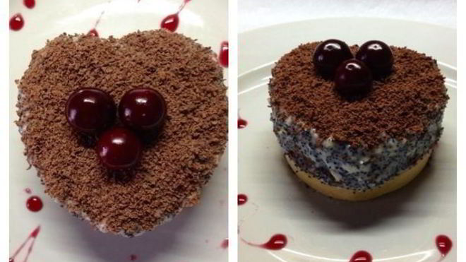 Рецепт Пирожные Шоколадно-маковое удовольствие