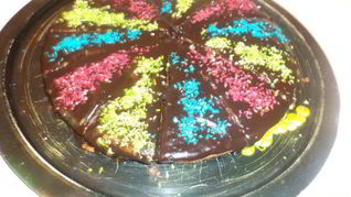 Рецепт Разноцветное пирожное