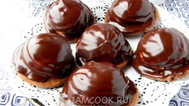 Рецепт Шоколадное пирожное с зефиром