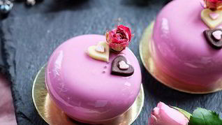 Рецепт Шоколадные муссовые пирожные Первое свидание