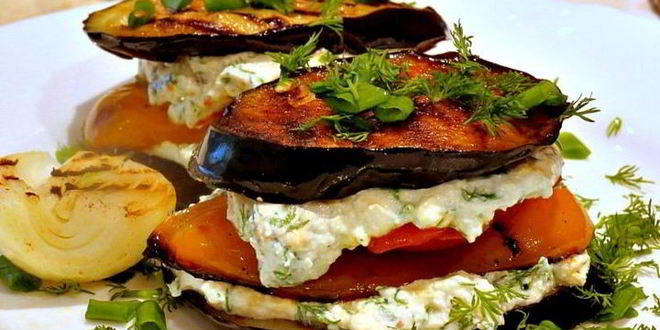 Рецепт слоеное овощное пирожное