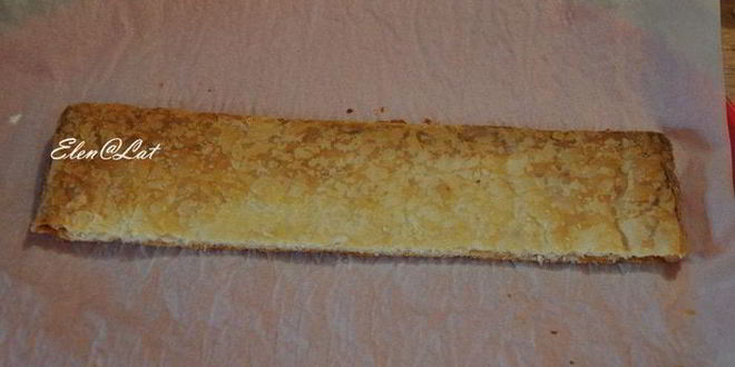 Рецепт слоеное пирожное с клубникой, сливками, белым шоколадом и ароматом лимона