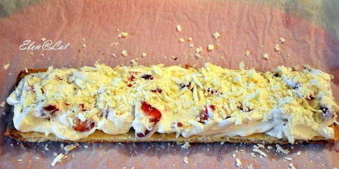 Рецепт слоеное пирожное с клубникой, сливками, белым шоколадом и ароматом лимона