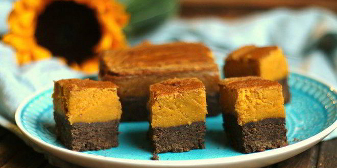 Рецепт тыквенного брауни с кэробома