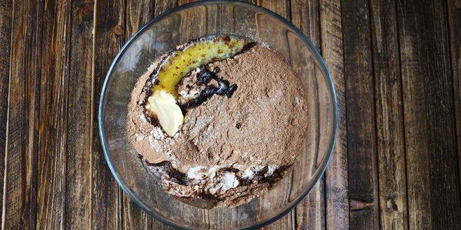 Рецепт тыквенного брауни с кэробома