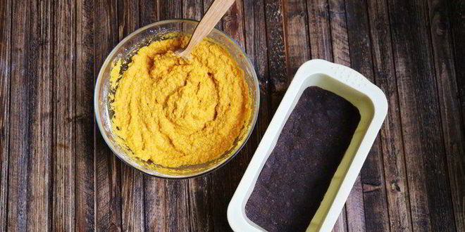 Рецепт тыквенного брауни с кэробома