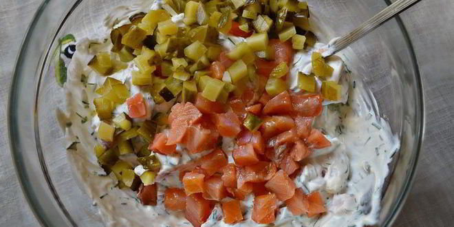 Рецепт закусочные пирожные из лосося и шпината семужкин каприз