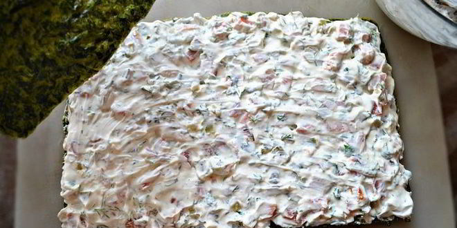 Рецепт закусочные пирожные из лосося и шпината семужкин каприз