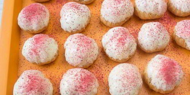 Рецепт заварные пирожные с кремом из голубики