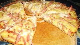 Рецепт Быстрая пицца на сковороде