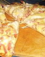 Быстрая пицца на сковороде