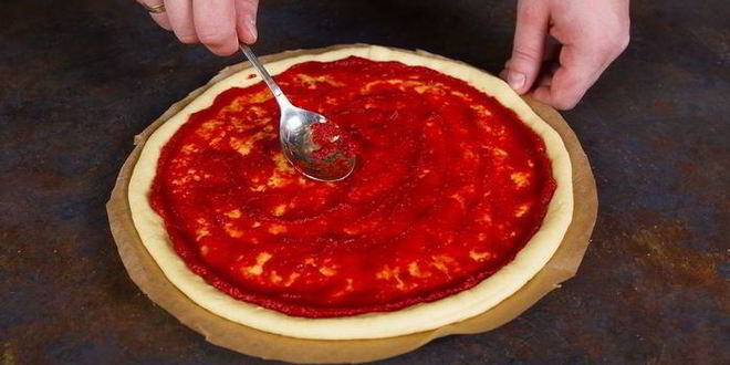 Рецепт домашняя пицца в микроволновке samsung