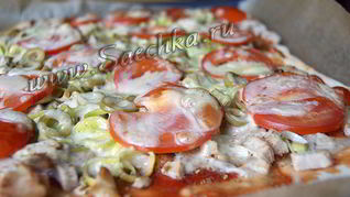 Рецепт Домашняя пицца