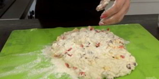 Рецепт хлеба-пиццы