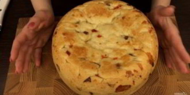 Рецепт хлеба-пиццы