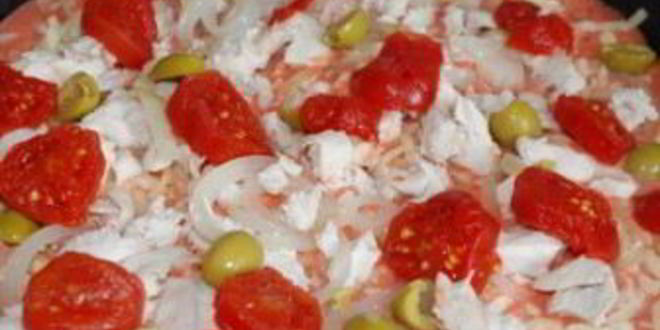 Рецепт куриная пицца