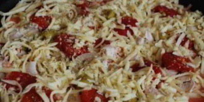 Рецепт куриная пицца