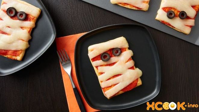 Рецепт Мини-пицца из слоеного теста