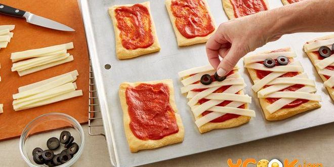 Рецепт мини-пицца из слоеного теста