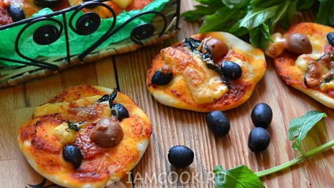 Рецепт Мини-пицца