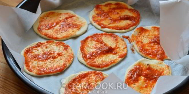 Рецепт мини-пицца