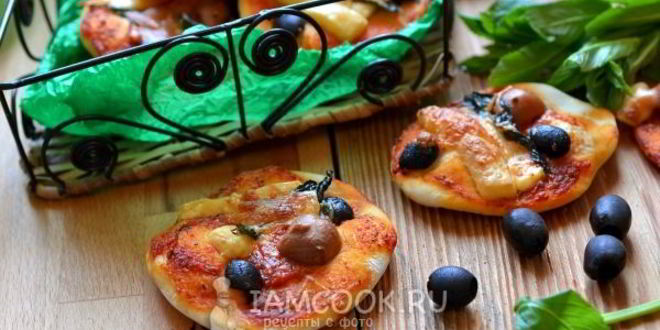 Рецепт мини-пицца
