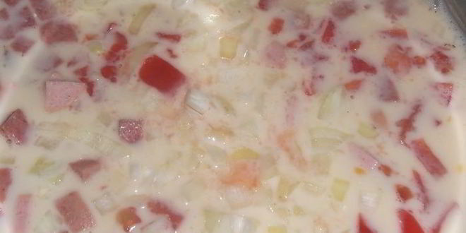 Рецепт омлет-пицца