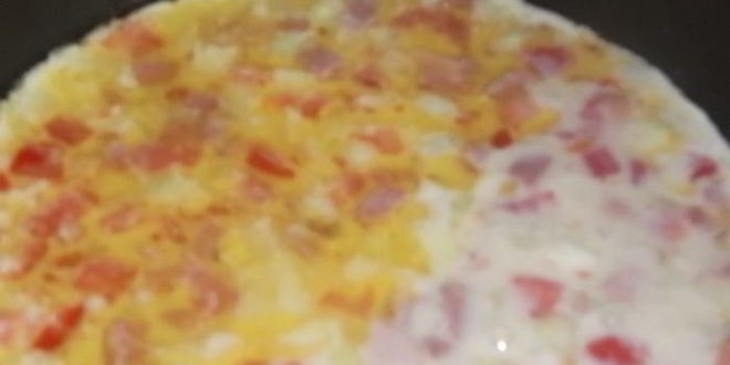 Рецепт омлет-пицца