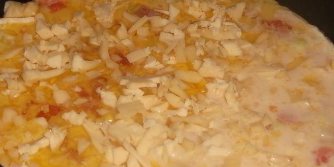 Рецепт омлет-пицца