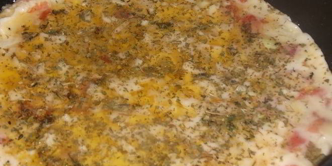 Рецепт омлет-пицца