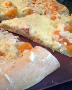 Осенняя Пицца с тыквой и беконом