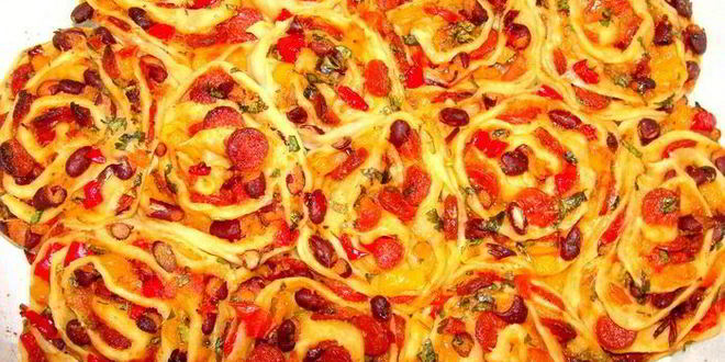 Рецепт острая пицца жгучие розы