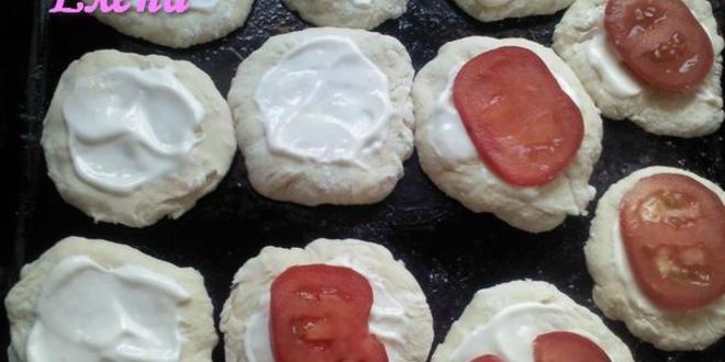 Рецепт овощная мини-пицца