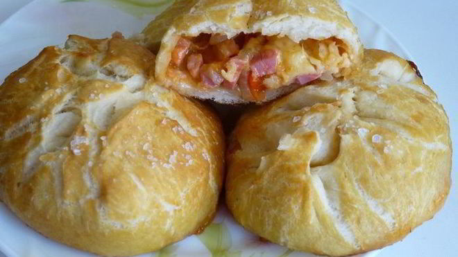 Рецепт Пицца Булочка