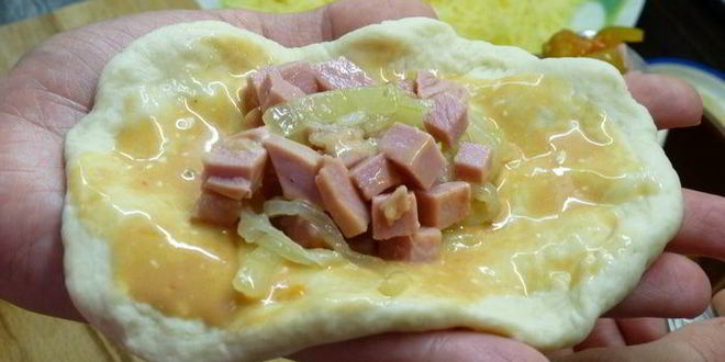 Рецепт пицца булочка