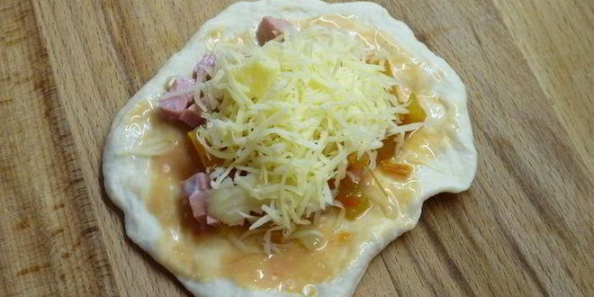 Рецепт пицца булочка