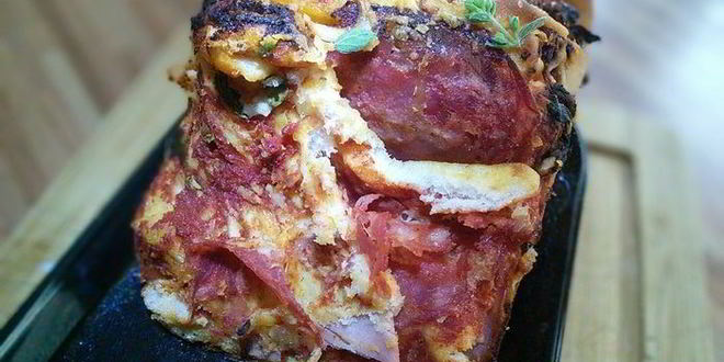 Рецепт пицца-гармошка