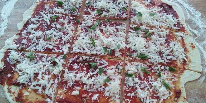 Рецепт пицца-гармошка