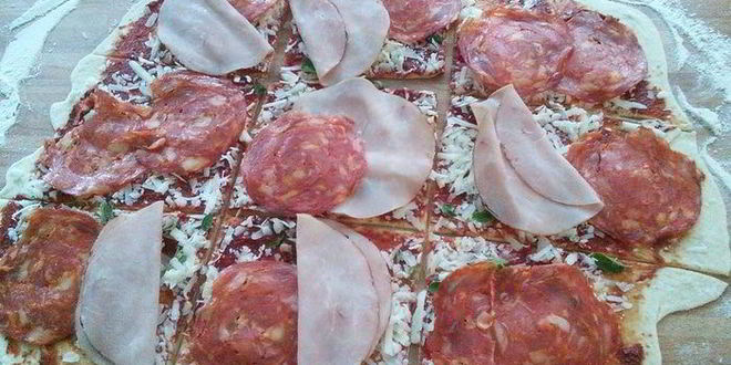 Рецепт пицца-гармошка