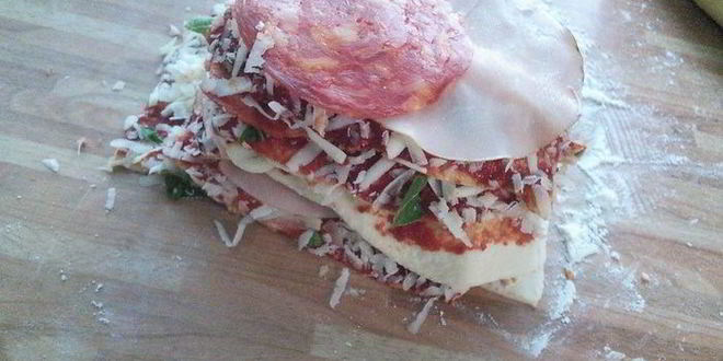 Рецепт пицца-гармошка