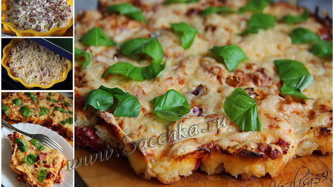 Рецепт Пицца из хлеба