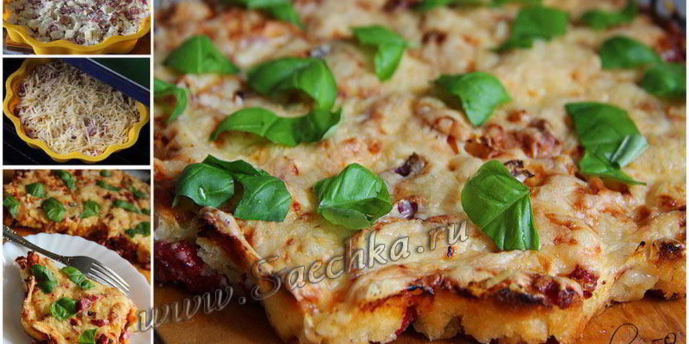 Как приготовить пицца из хлеба