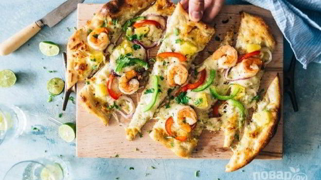 Рецепт Пицца Морская