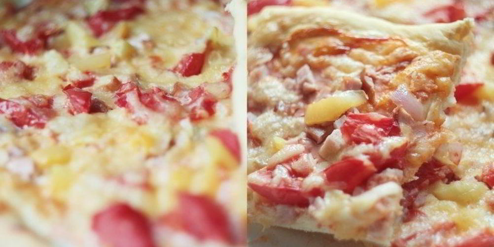 Как приготовить пицца на дрожжевом тесте с перцем и ветчиной