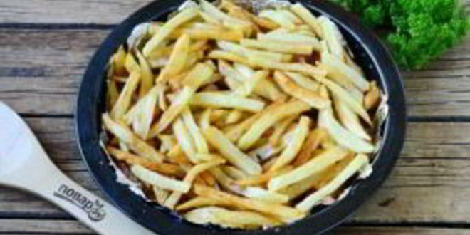 Рецепт пицца на картошке фри