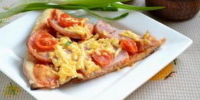 Рецепт пицца на кефире без дрожжей