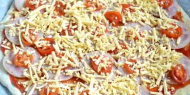 Рецепт пицца на кефире без дрожжей