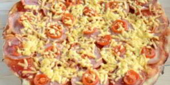 Рецепт пицца на кефире без дрожжей
