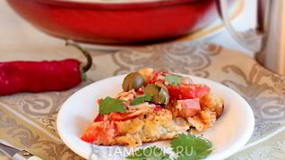 Рецепт Пицца на кефире на сковороде