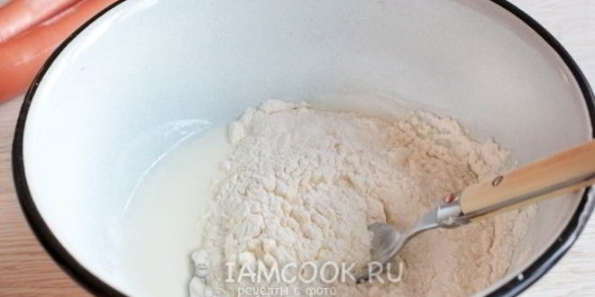 Рецепт пицца на кефире на сковороде